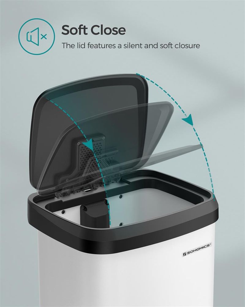 Trash Can - 13 & 18 Gallons Stainless Steel - Pedal Lid