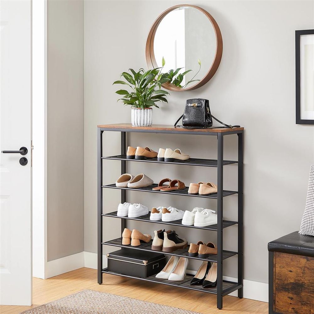 Shoe Rack Organizer - 7 Tier - Holds 32–40 Pairs