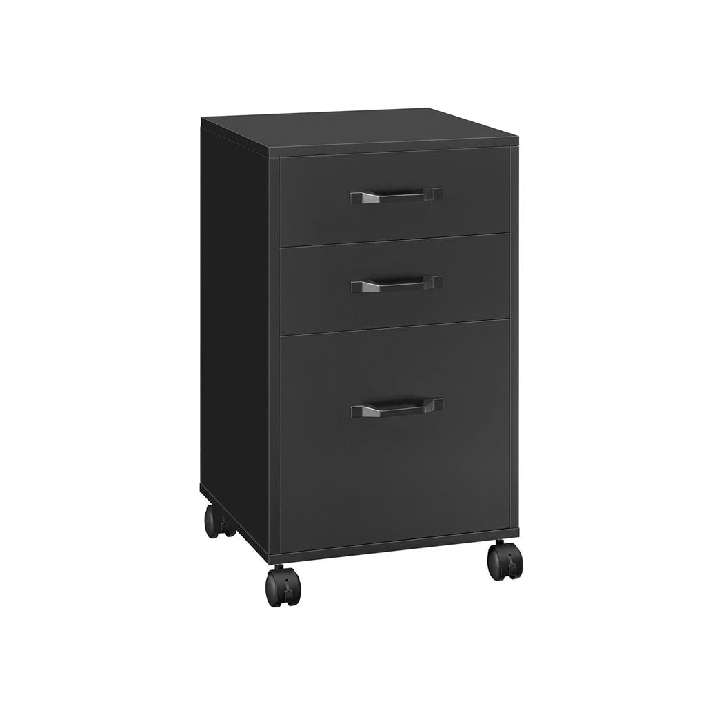 Filing Cabinet – 3 Drawers & Wheels – A4 and Letter File Storage