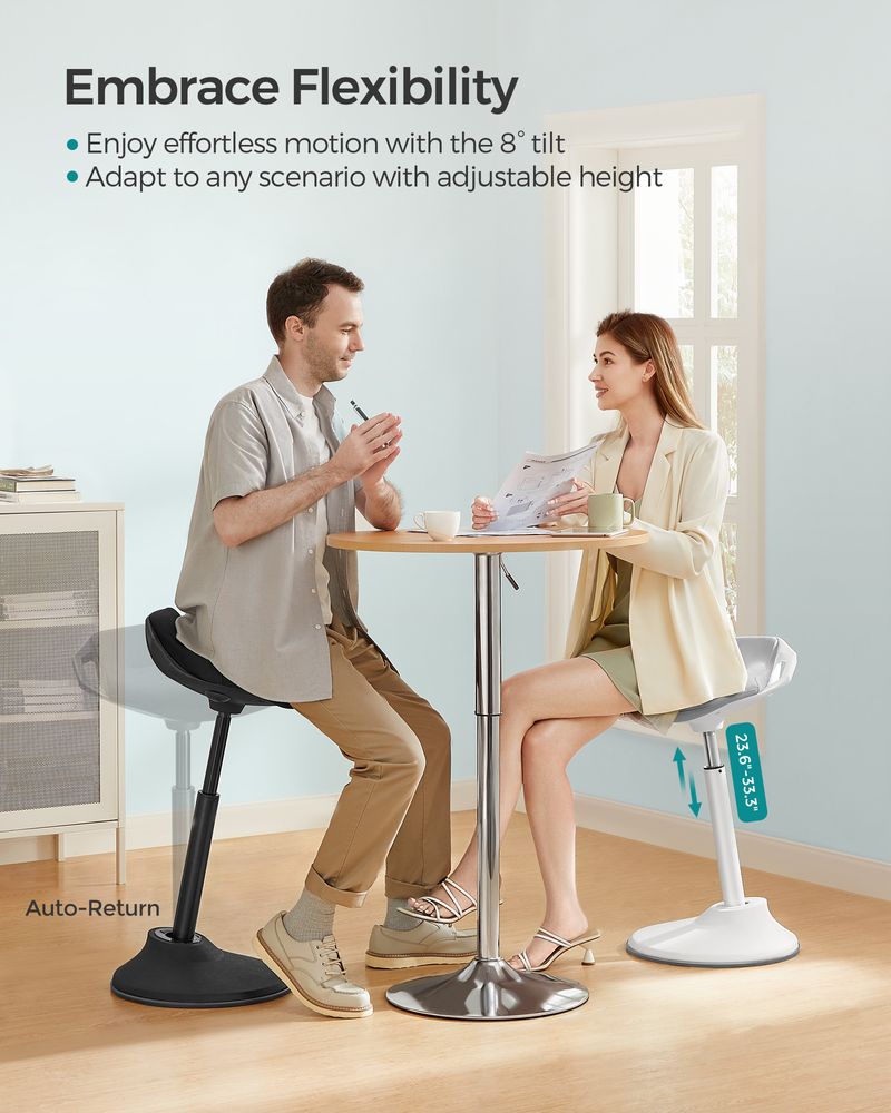 Standing Desk Chair - Adjustable Height - Ergonomic Sit Stand Stool
