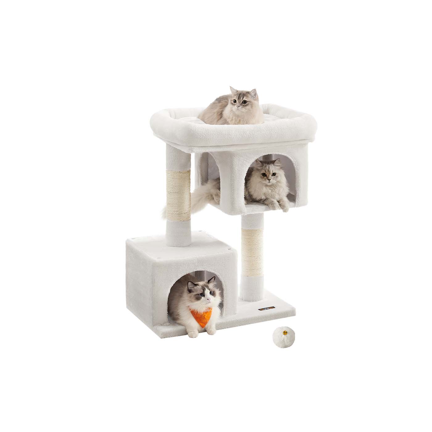 Cat Tower - 26.4 Inch - With 2 Cat Caves