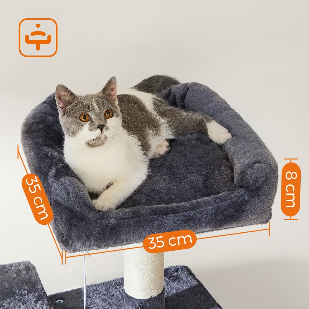 Cat Tower - Indoor Cat Tree - Scratching Posts Perches Hammock