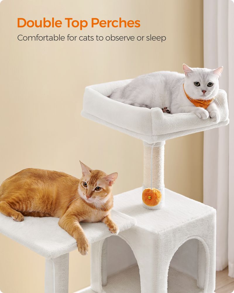 Cat Tower - Indoor Cat Tree - Scratching Posts Perches Hammock