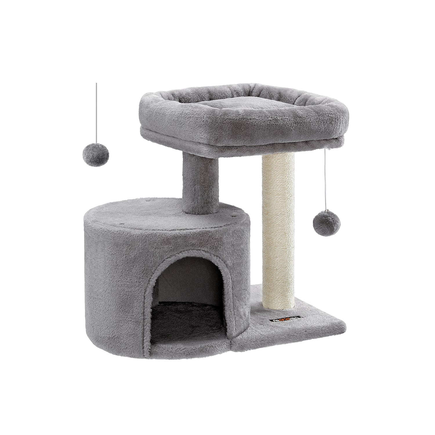 Cat Tower With Sisal Scratching Post Cat Condo With Perch and Cave