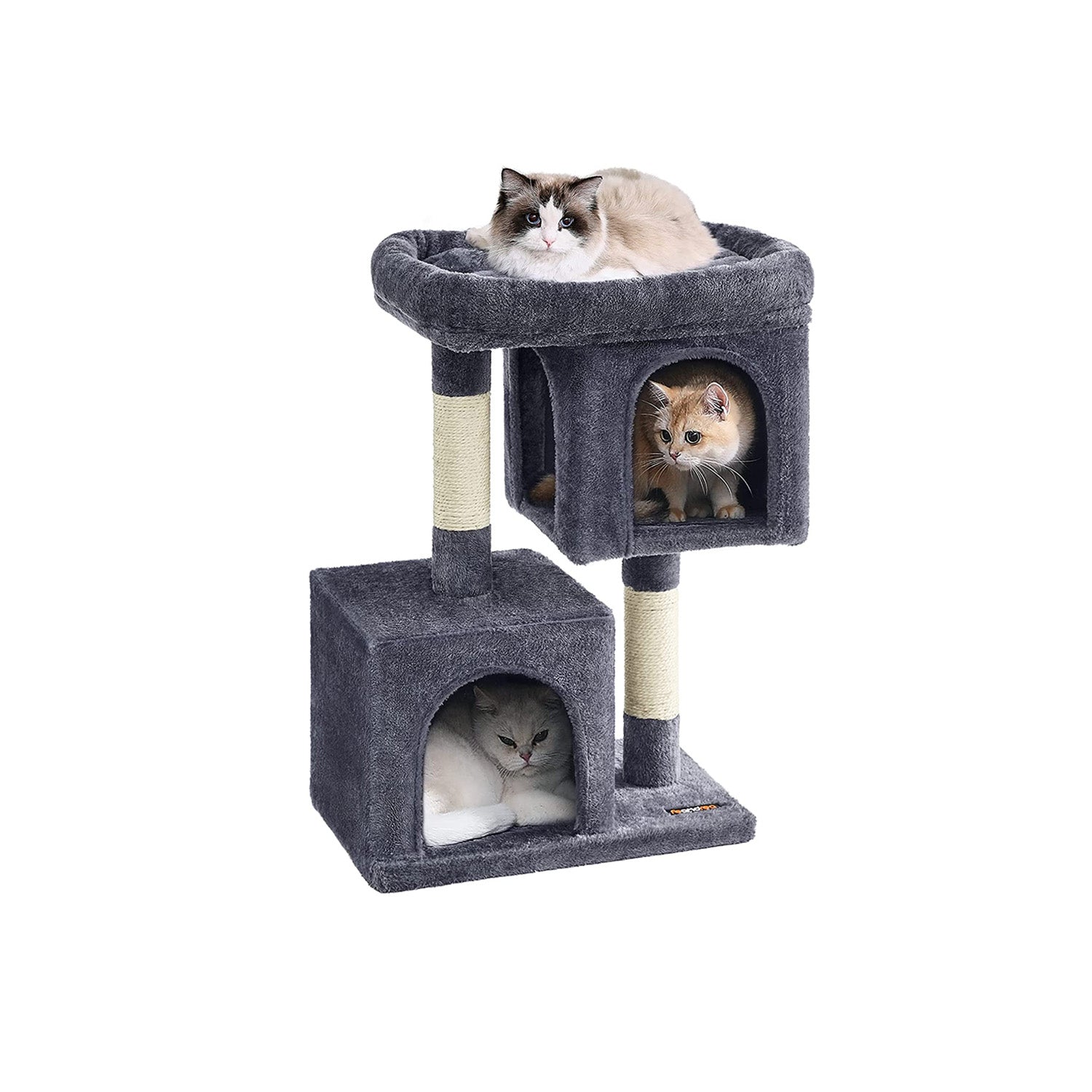 Cat Tower - 26.4 Inch - With 2 Cat Caves