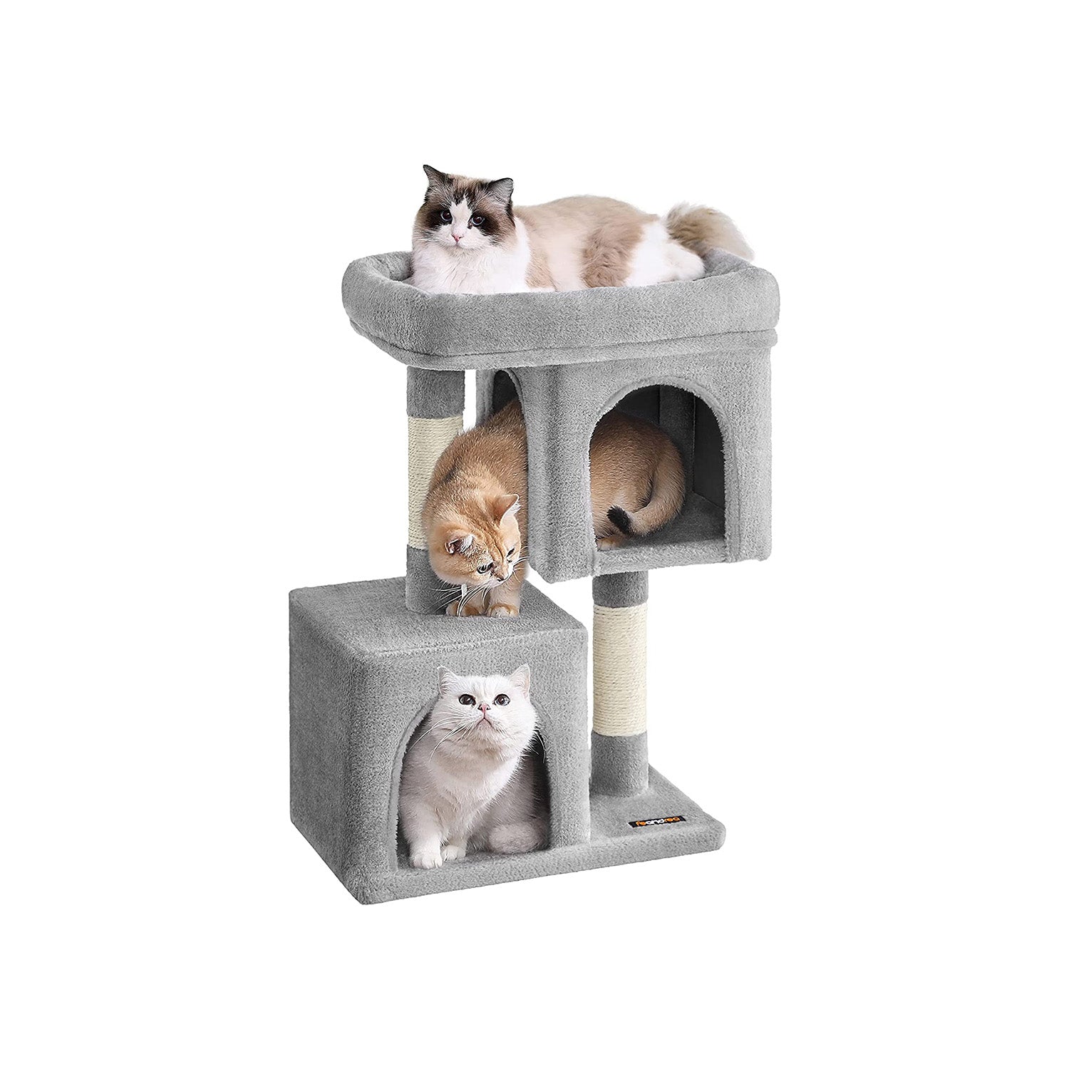 Cat Tower - 26.4 Inch - With 2 Cat Caves