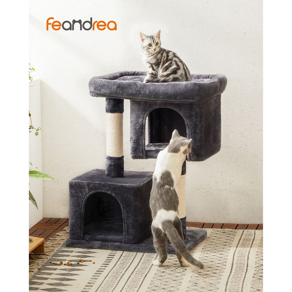 Cat Tower - 26.4 Inch - With 2 Cat Caves