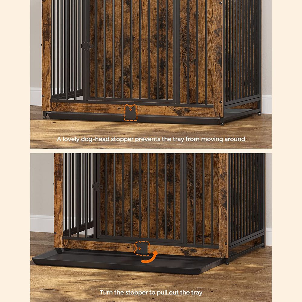 Dog Kennel Crate - 38 Inch - For Dogs Up To 70 lb