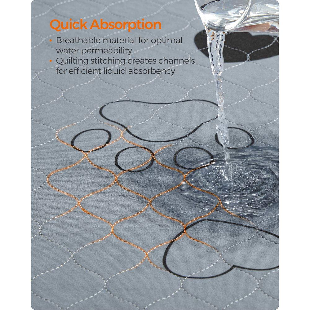 Dog Pee Pads - Washable Waterproof - For Dogs Over 66 lb