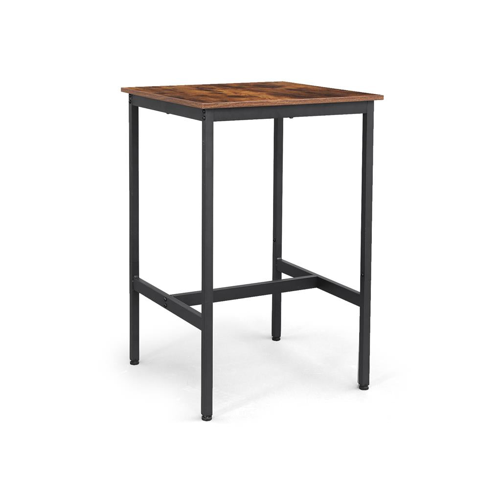 High Top Bar Table – Square Design – Industrial Pub Table