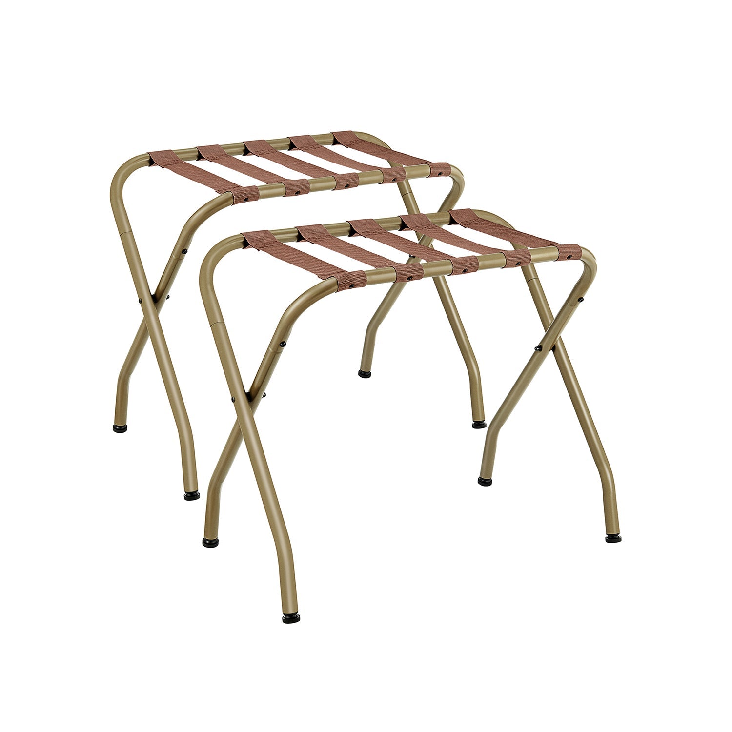 Luggage Racks - Steel Frame Folding - Set Of 2 Guest Room