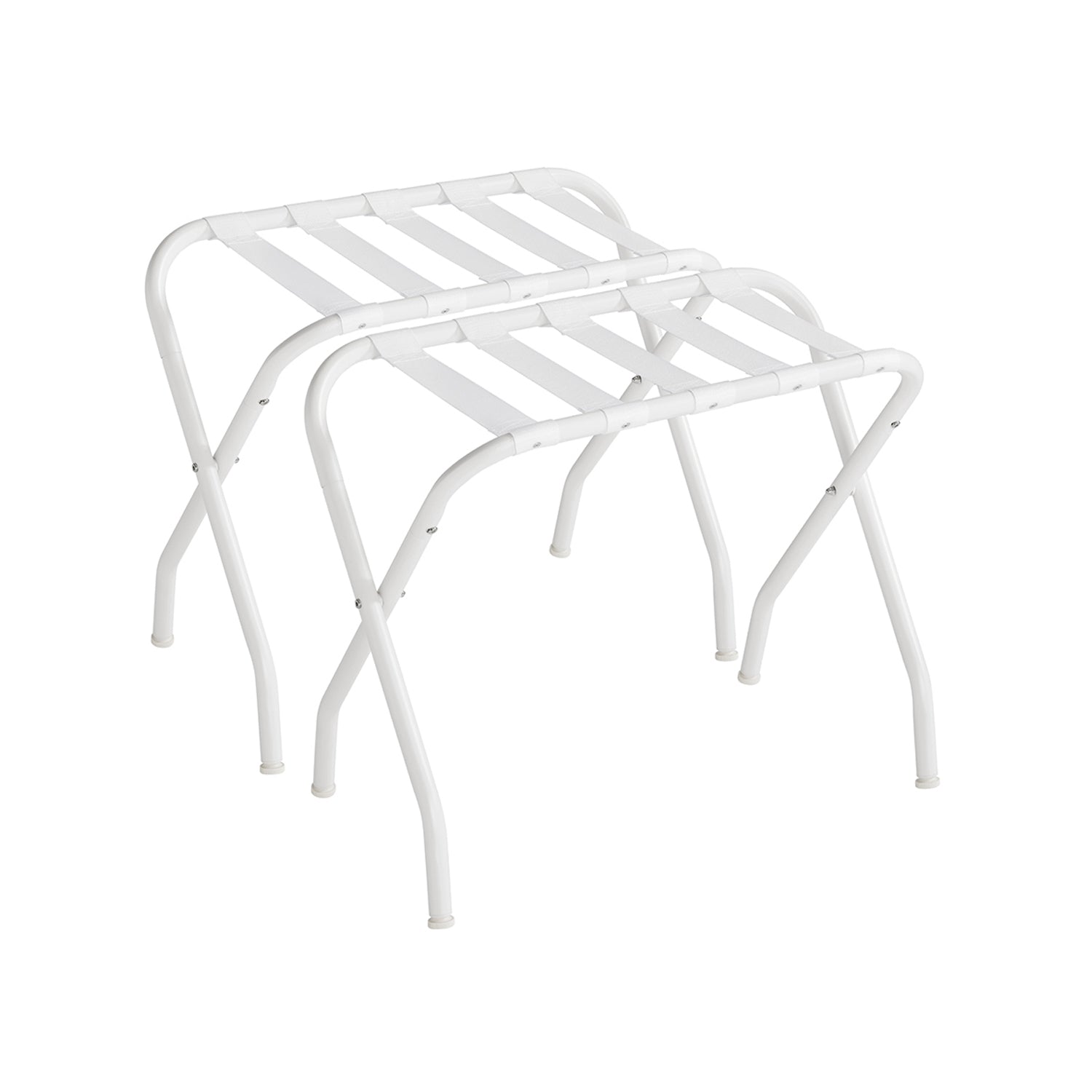 Luggage Racks - Steel Frame Folding - Set Of 2 Guest Room