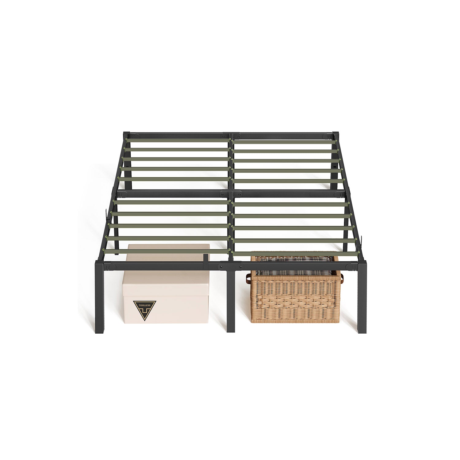 Heavy-Duty Platform Bed Frame – Tool-Free Assembly – 1500 lb Capacity