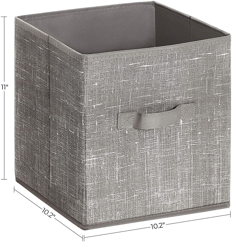 Storage Cubes - Non Woven Fabric - Double Handles - Set Of 6