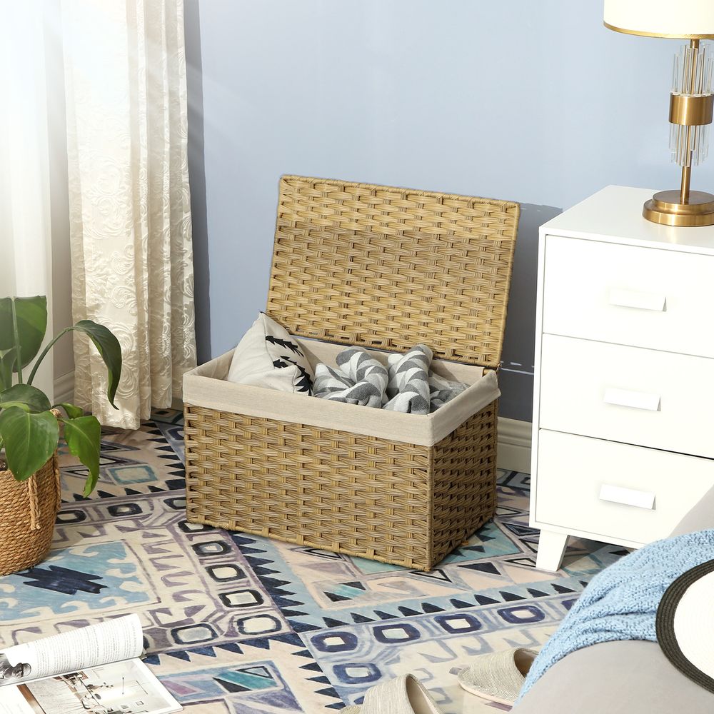 Storage Basket With Lid - 42.3 Gallon 160L - Large Capacity