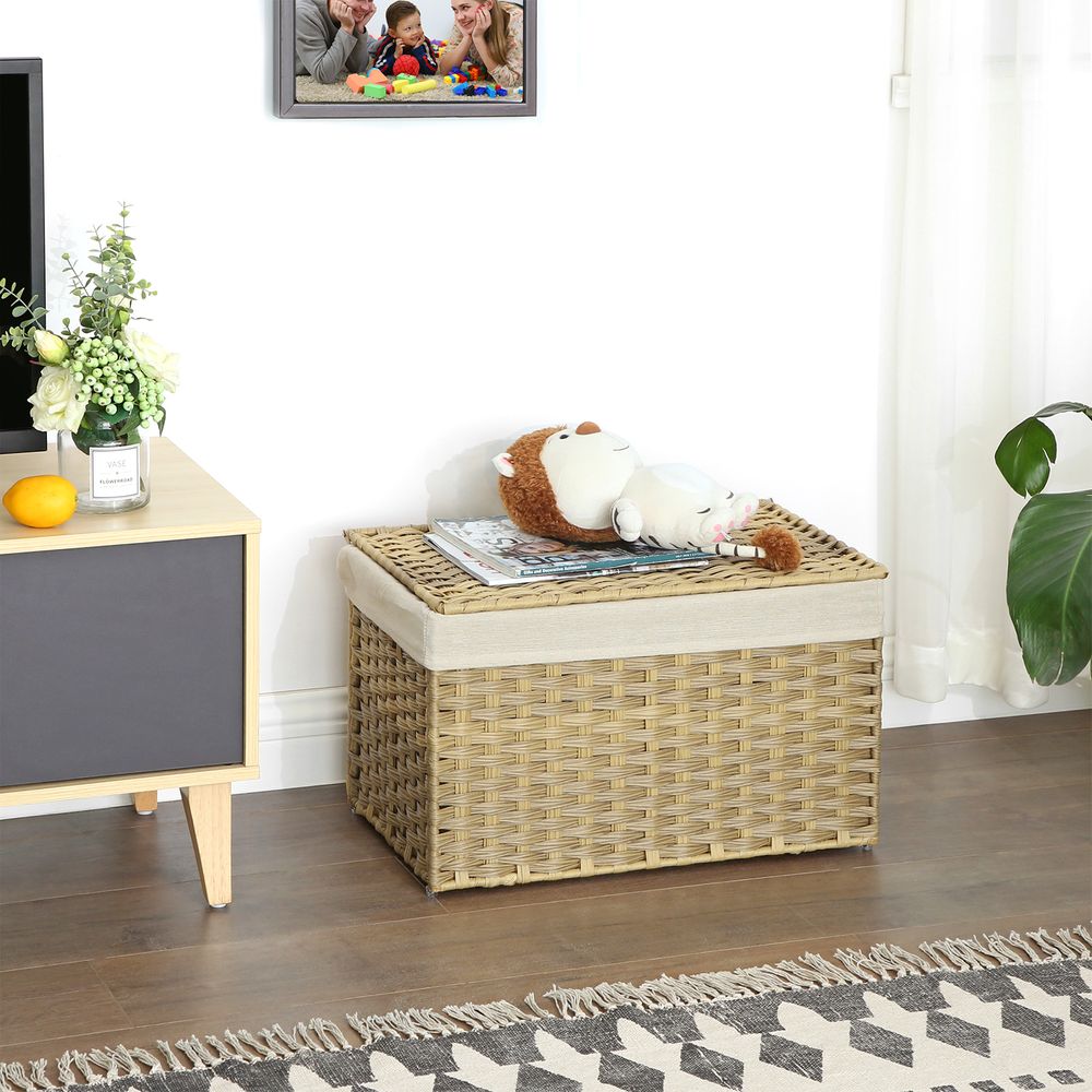 Storage Basket With Lid - 42.3 Gallon 160L - Large Capacity