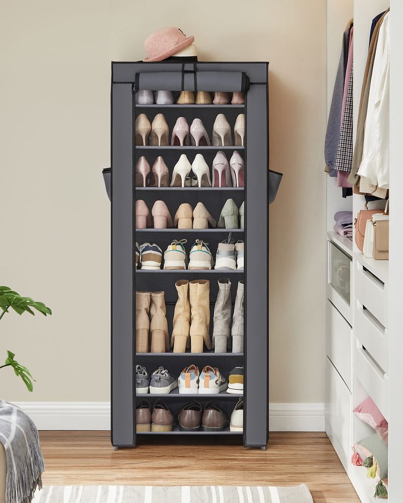 Shoe Rack Organizer - 9 Tier - With Nonwoven Fabric Cover