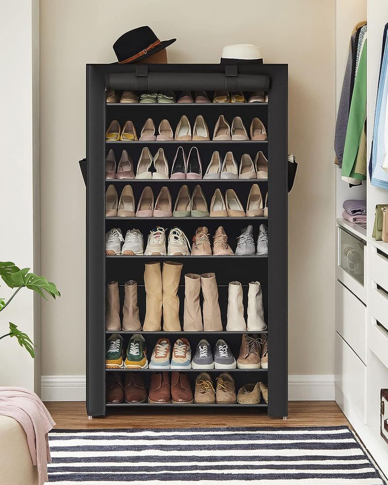 Shoe Rack Organizer - 9 Tier - With Nonwoven Fabric Cover