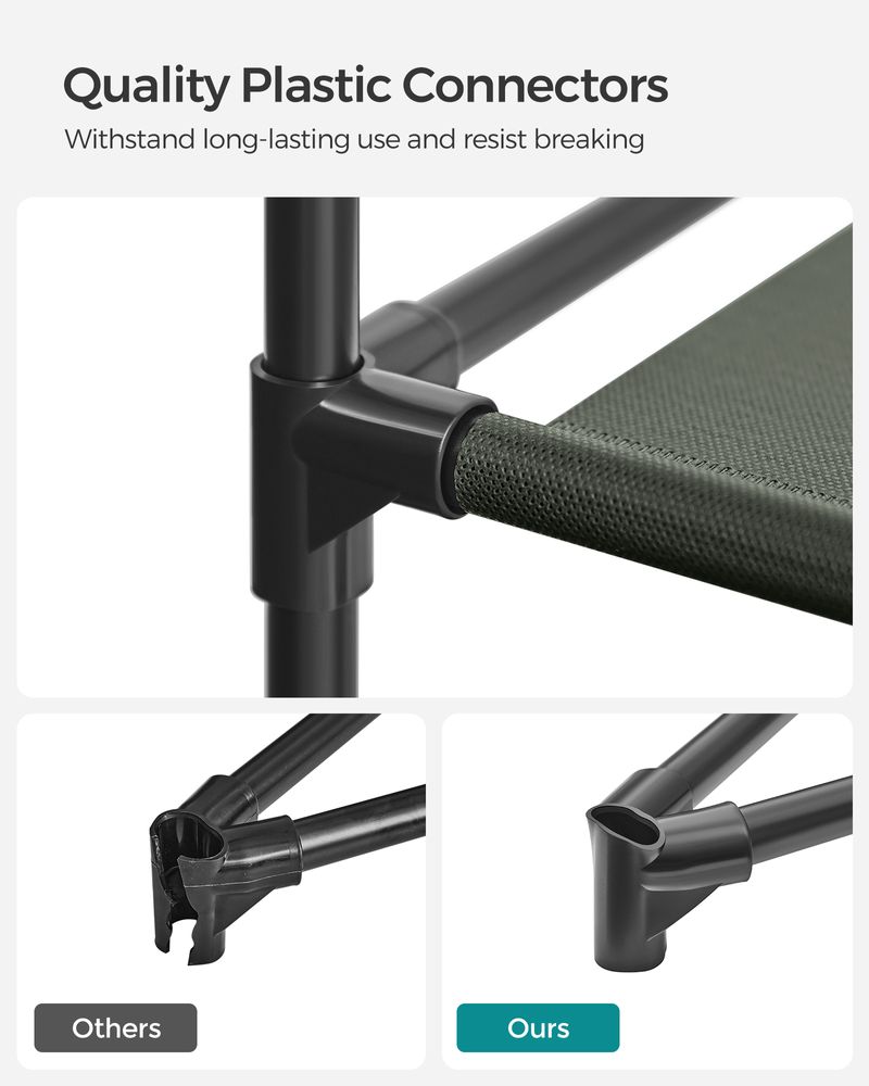 Wardrobe Closet Organizer With Cover - Hanging Rails Shelves