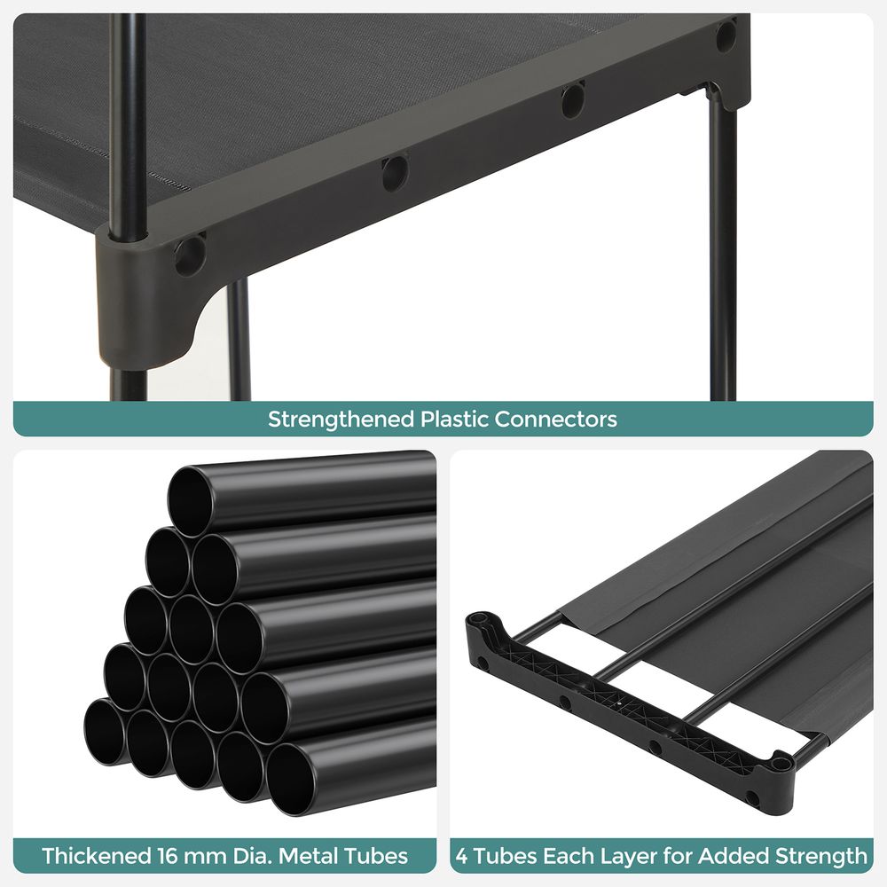 Freestanding Closet Organizer - Shelves And Hanging Rods