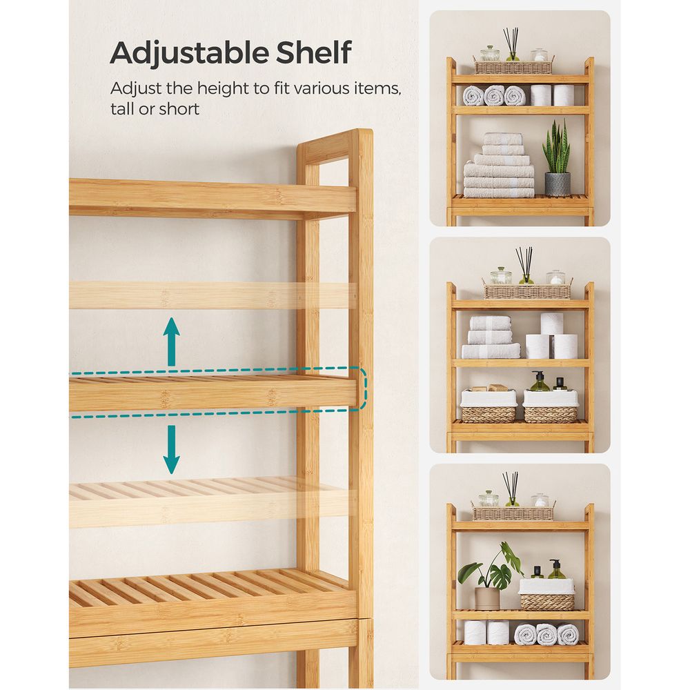 Over The Toilet Storage Rack - 3 Tier - Bathroom Organizer