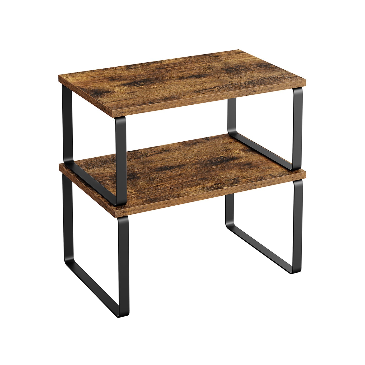 Cabinet Counter Shelves - Set Of 2 - Kitchen Storage Organizers