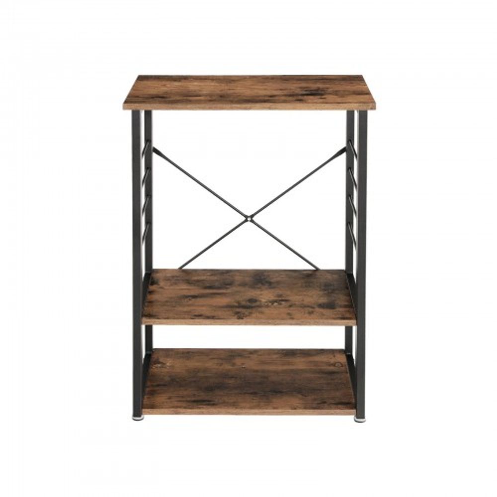 Kitchen Shelf Cart - 3 Tier - Rolling With Wheels And Hooks