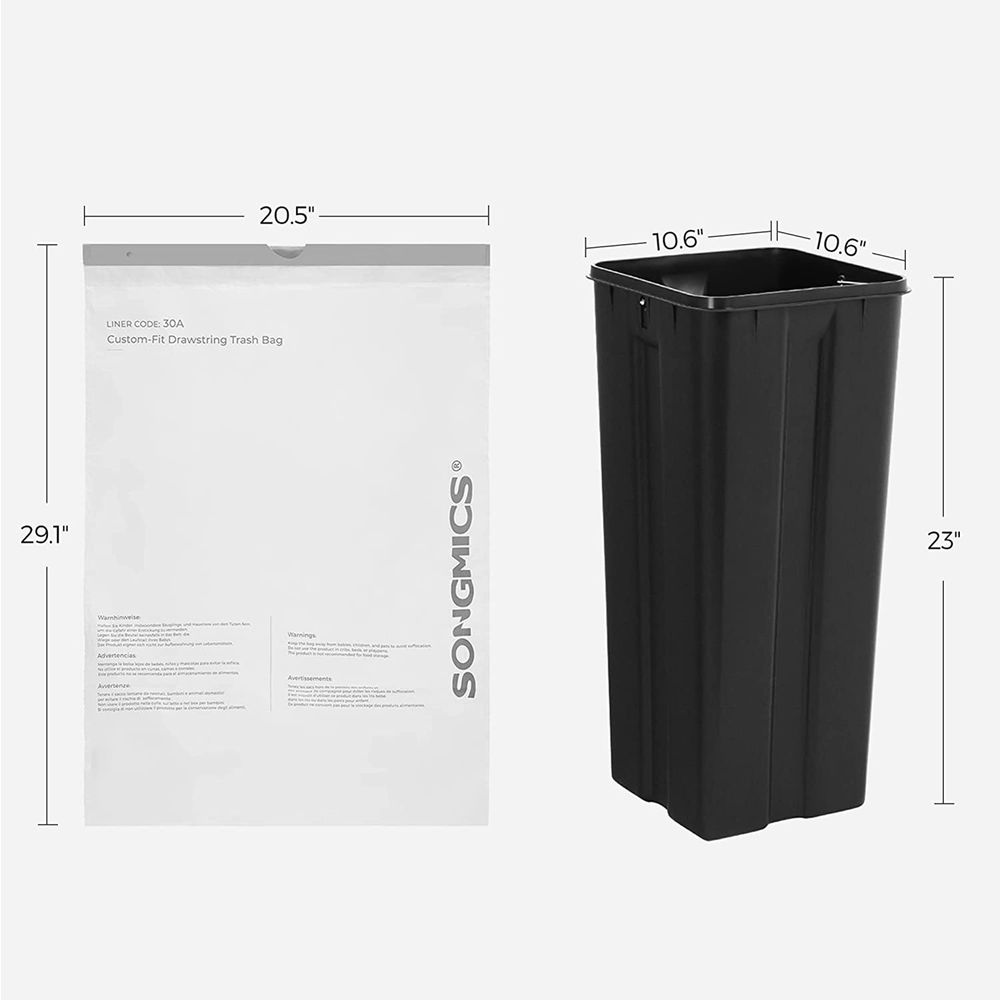 Trash Bags - For 8 Gallon Trash Cans - 30L Size