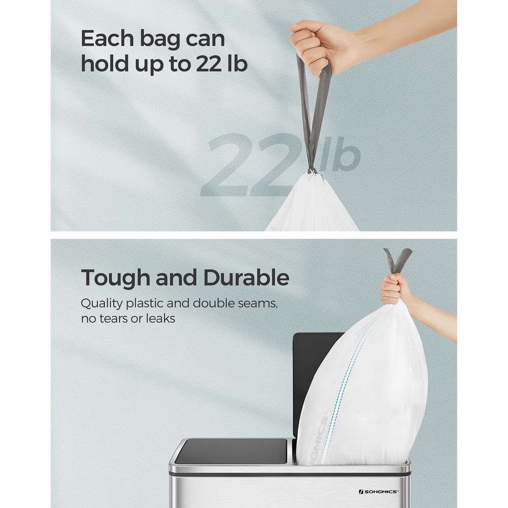 Trash Bags - For 8 Gallon Trash Cans - 30L Size
