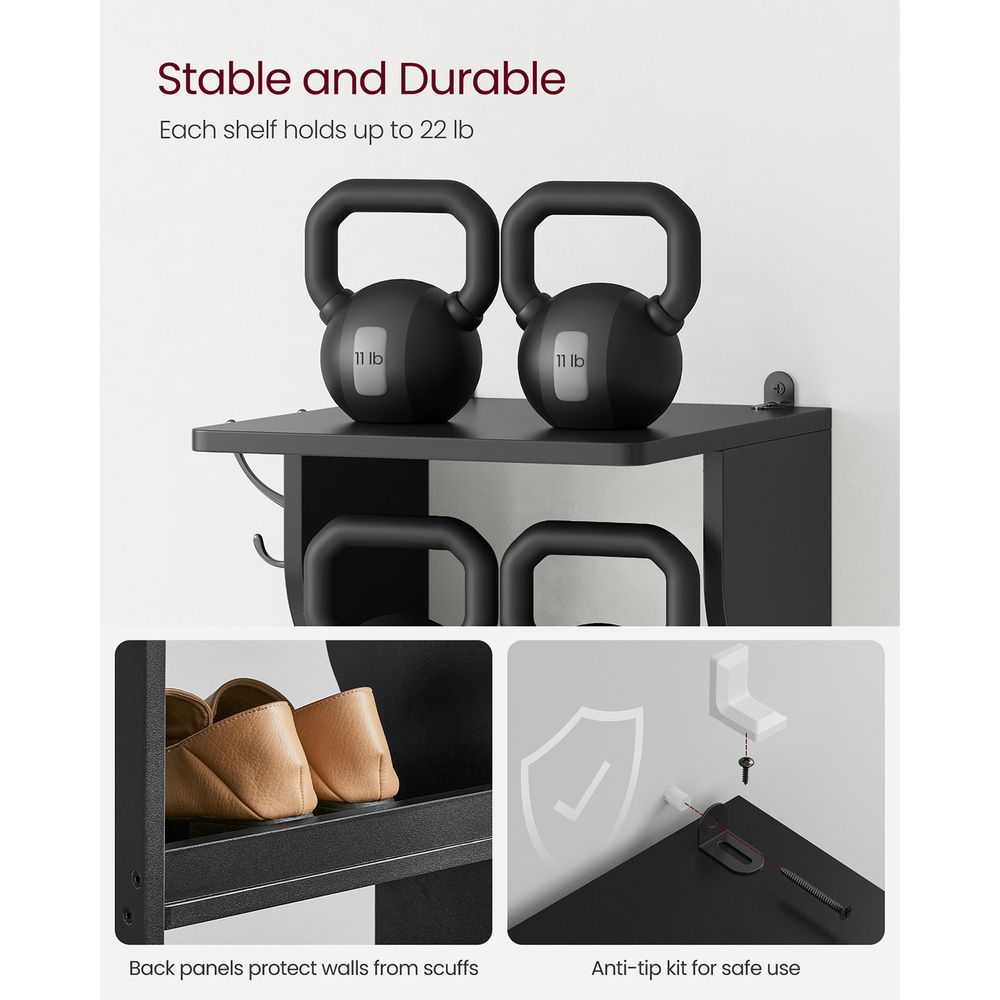 Slim Shoe Storage Rack – 7 or 9-Tier – Space-Saving Shoe Tower