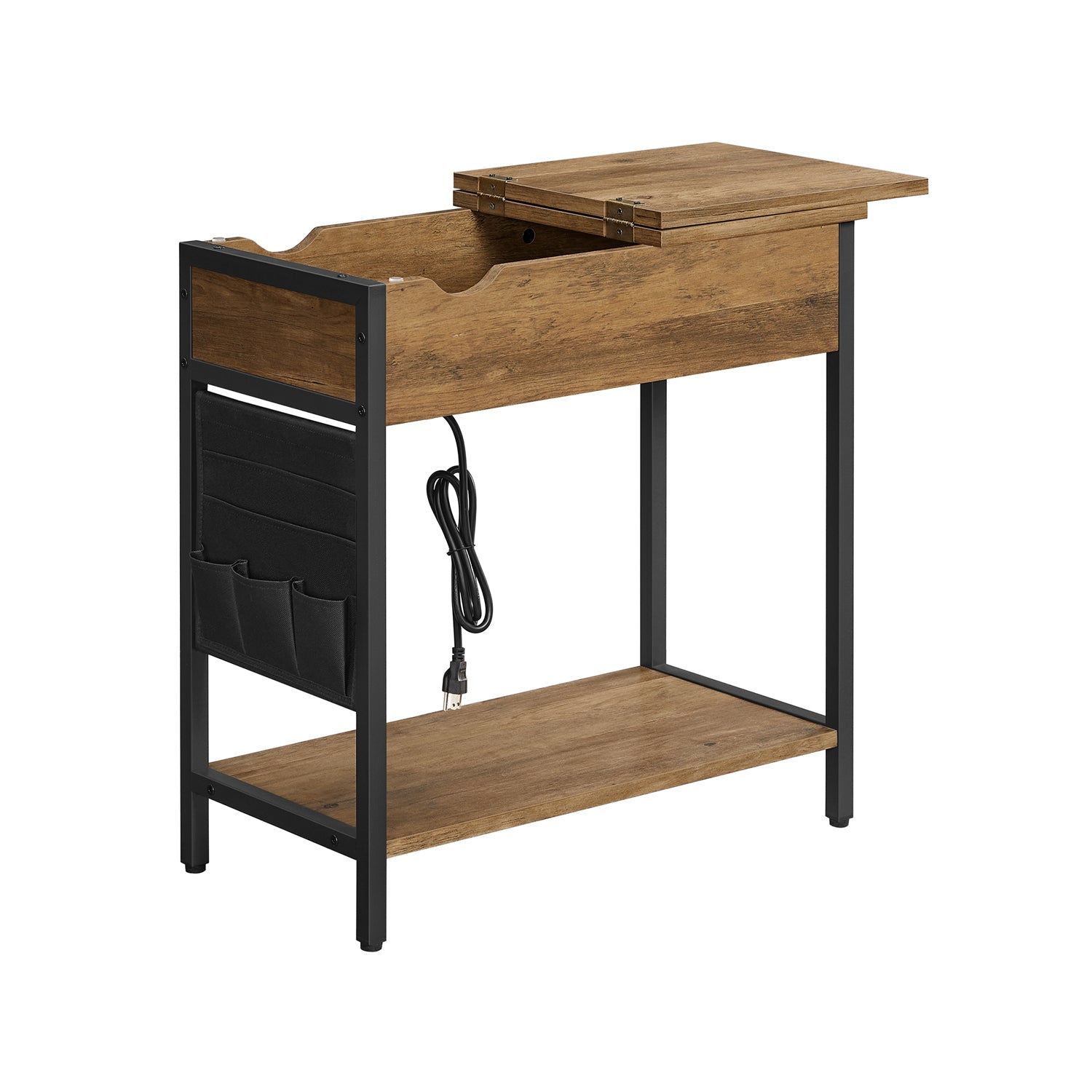 End Tables Set With USB Ports And Outlets - Power Storage