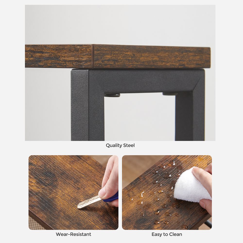 Rolling Storage Cart - 4 Or 5 Tier - Slim With Wheels