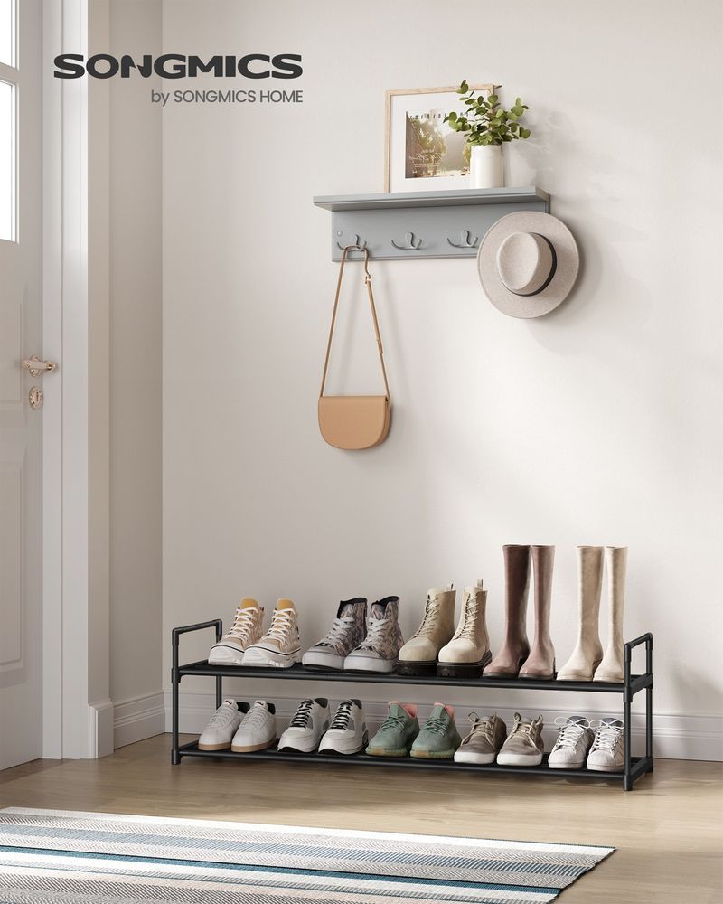 Metal Shoe Rack – Multi Tier Storage – Entryway & Closet Organizer