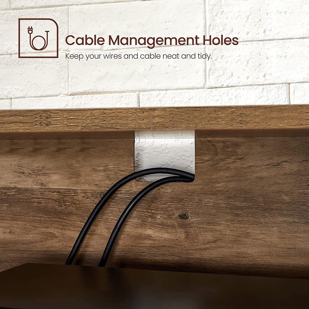 Buffet Storage Cabinet - Farmhouse Style - Adjustable Shelves