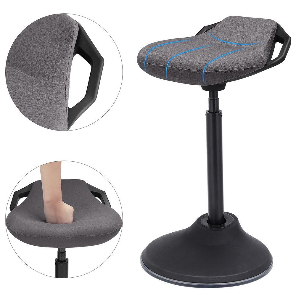 Standing Desk Chair - Adjustable Height - Ergonomic Sit Stand Stool
