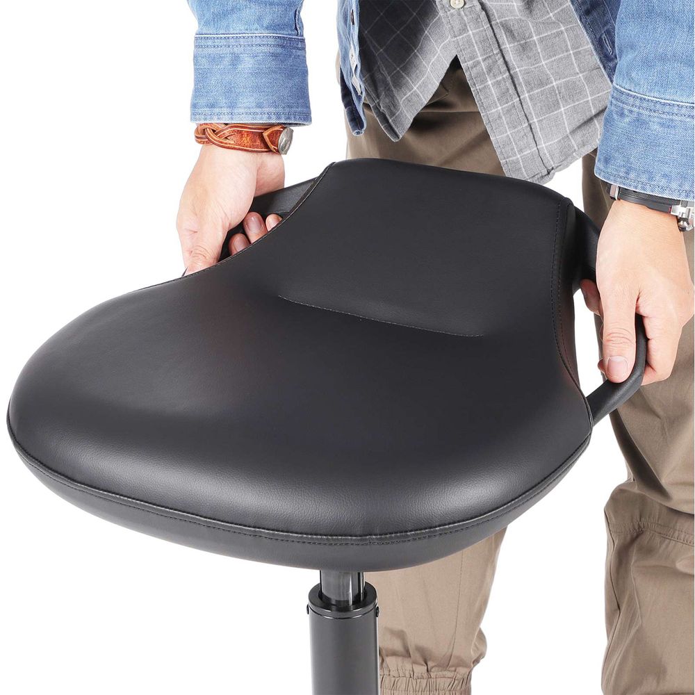 Ergonomic Standing Desk Chair - Height Adjustable Sit Stand Stool