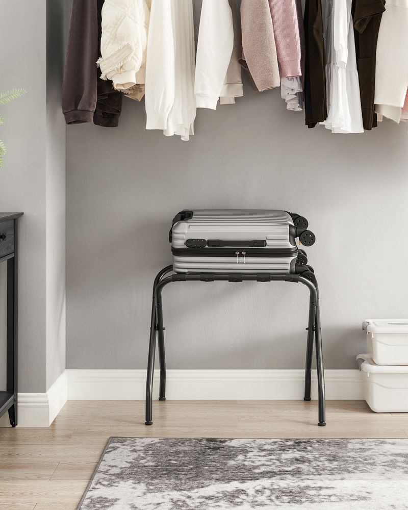Luggage Racks - Steel Frame Folding - Set Of 2 Guest Room