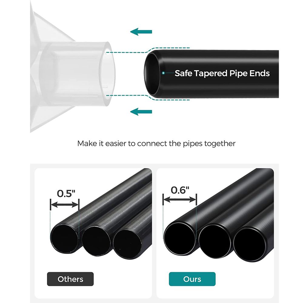 Wardrobe Closet Organizer With Cover - Hanging Rails Shelves