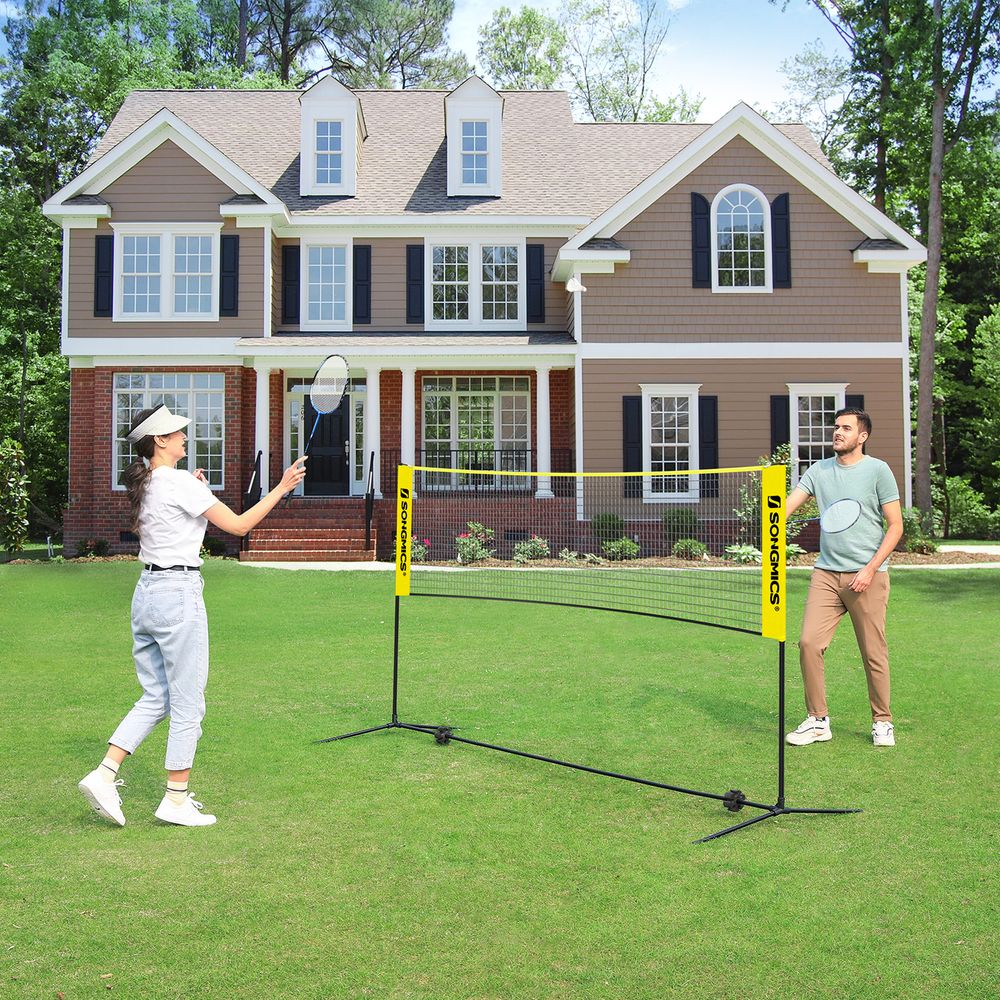 Badminton Net Portable Adjustable Height Net With Carry Bag