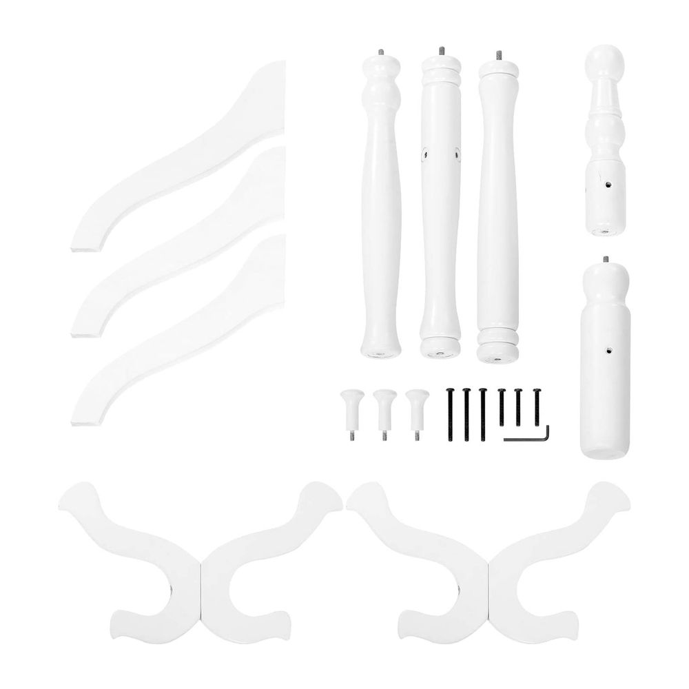 Coat Rack - Freestanding Wood Stand - 11 Hook Entryway